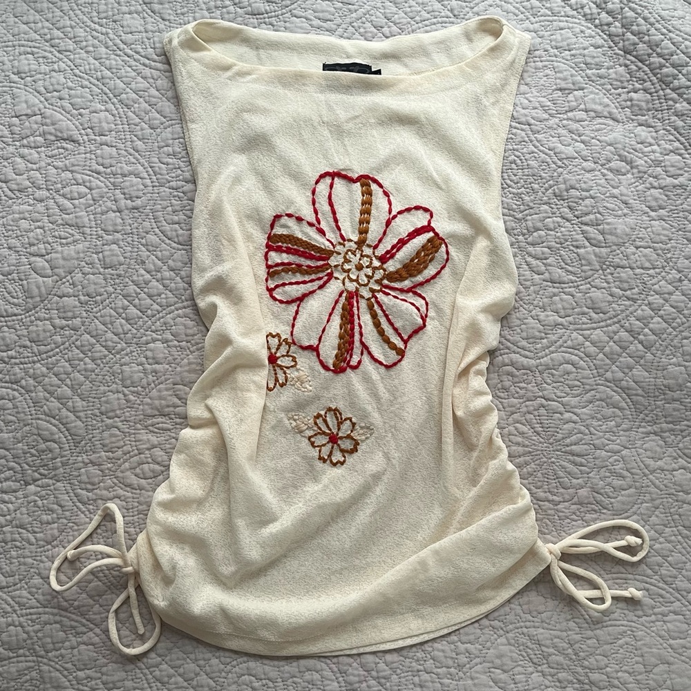 Rampage Embroidered Tank Top